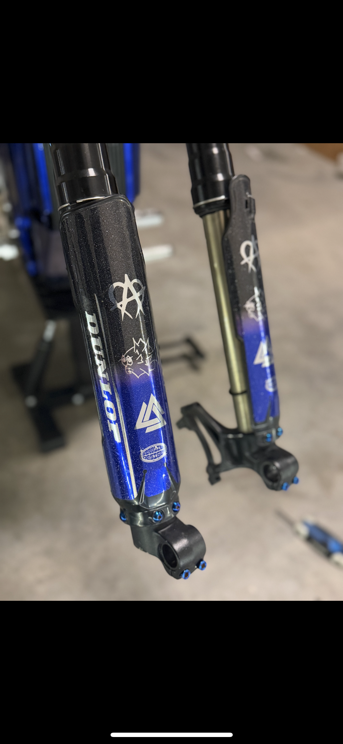 All Emoto Fork Guard Titanium bolts (set of 6)